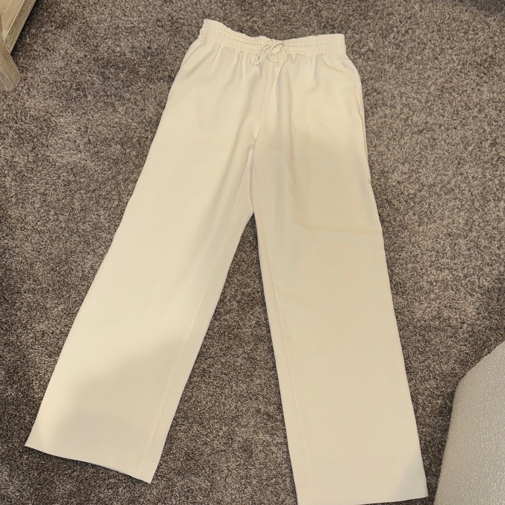 Aritzia Wilfred light birch thesis pant